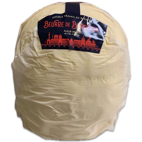 Churn Butter with Fleur de Sel salt  Beurre de Bordeaux 1kg