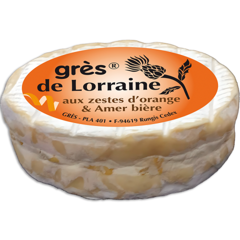 Grès® de Lorraine  with orange zest and bitter beer