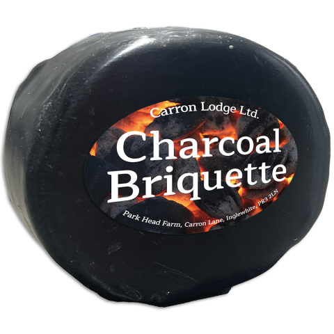 Charcoal Cheddar briquette