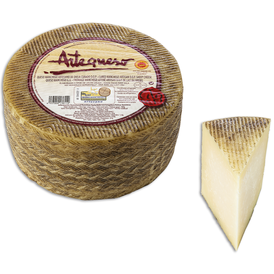 Manchego DOP Artequeso Curado - Fromi